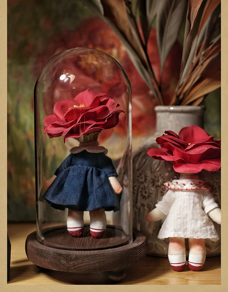 Midnight Rose Promenade DIY Craft Kit - Blue Dark Romantic Doll with Starlight Base