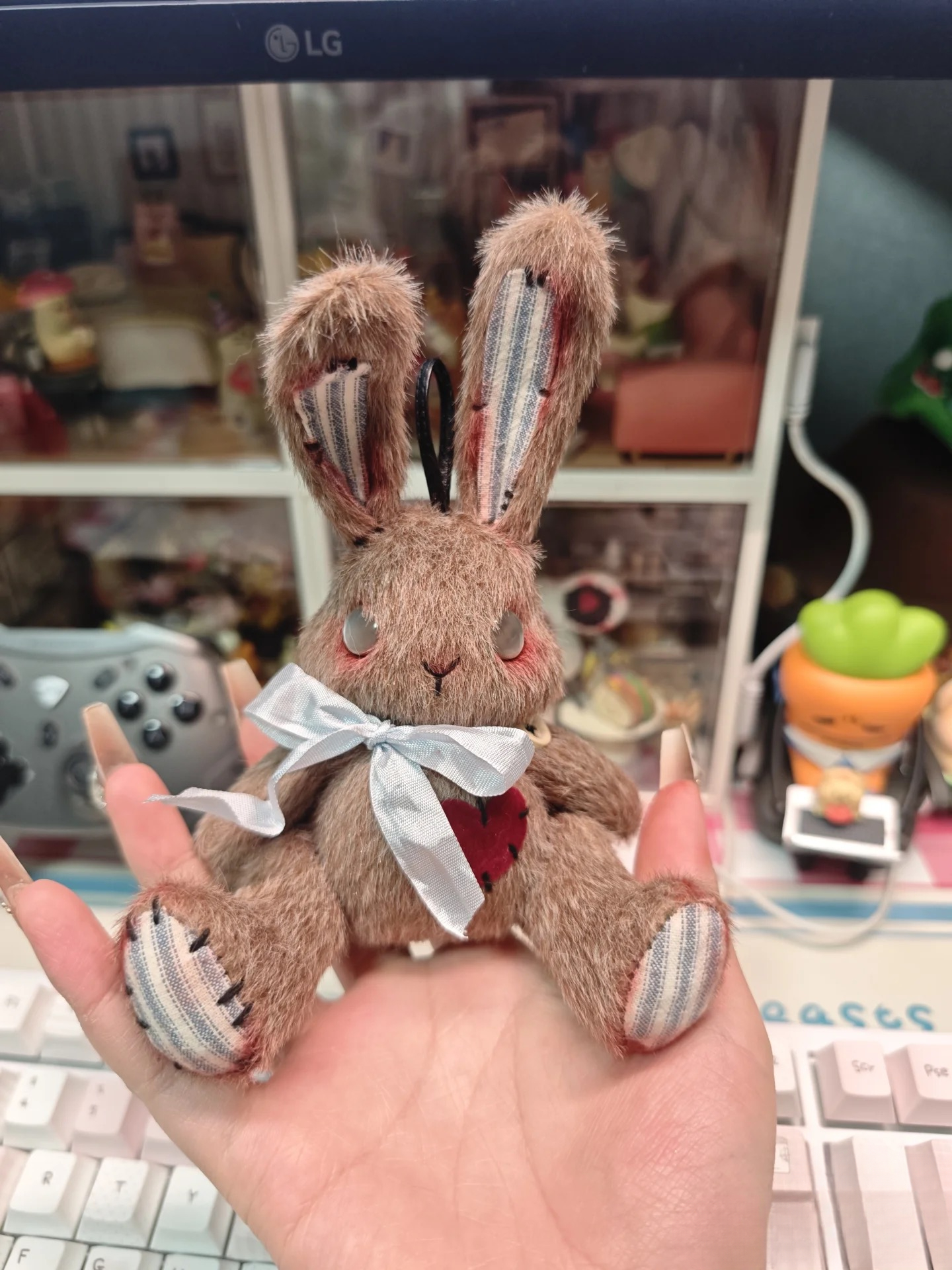 Whimsy Wonder Bunnies DIY Sewing Kit Brown - 16cm Soft Plush Bunny