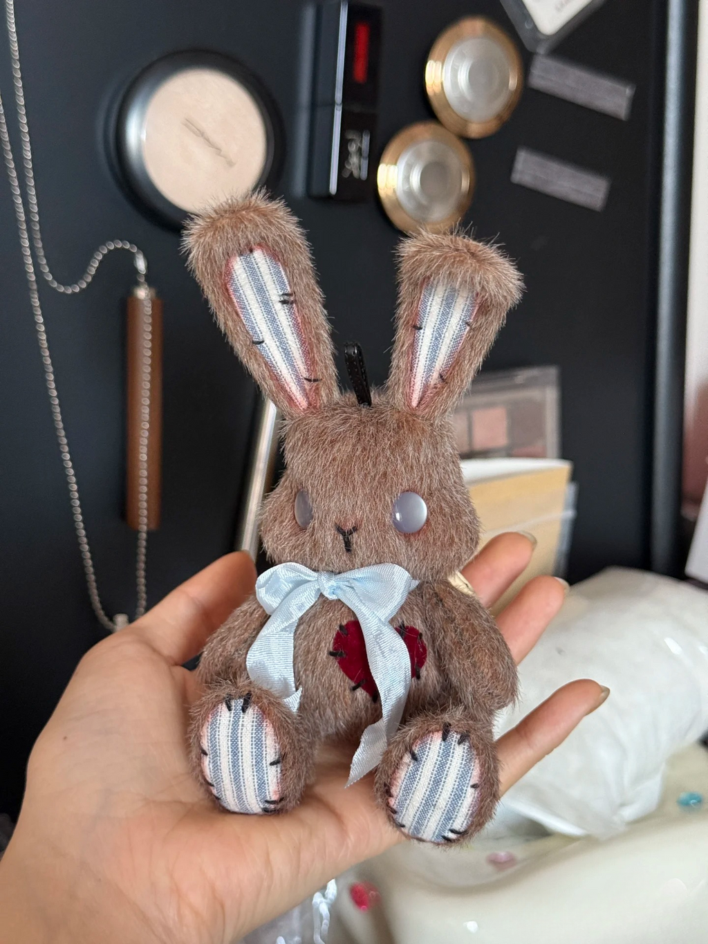 Whimsy Wonder Bunnies DIY Sewing Kit Brown - 16cm Soft Plush Bunny