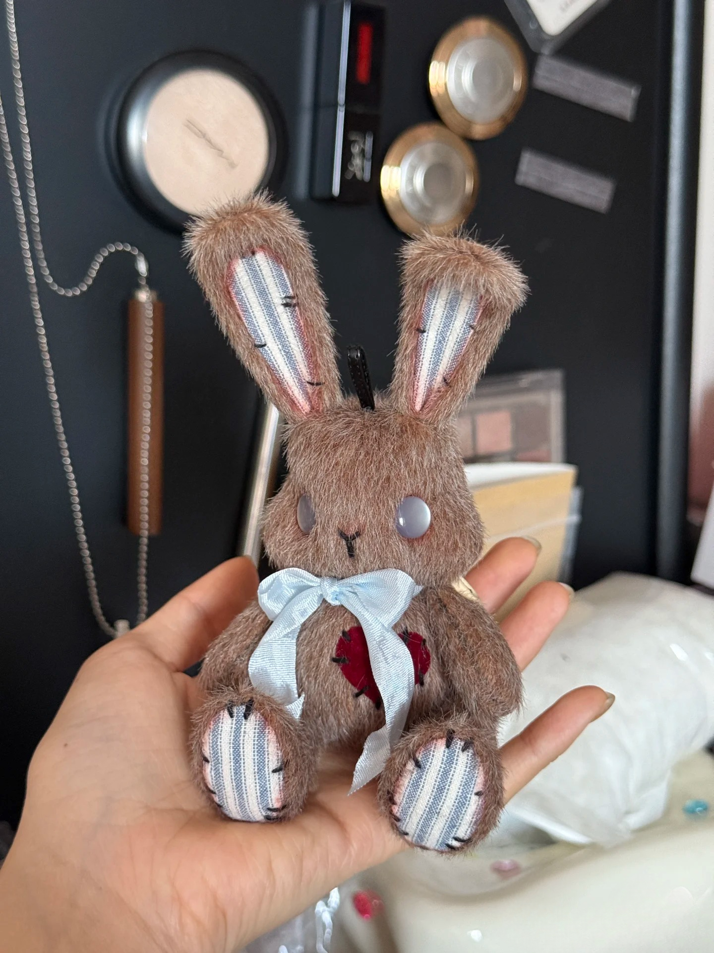 Whimsy Wonder Bunnies DIY Sewing Kit Brown - 16cm Soft Plush Bunny