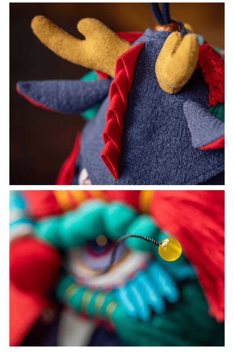 Azure Dragon of the East Legendary Chinese Dragon Embroidery Premium Art Collection - Limited - HeyPouch