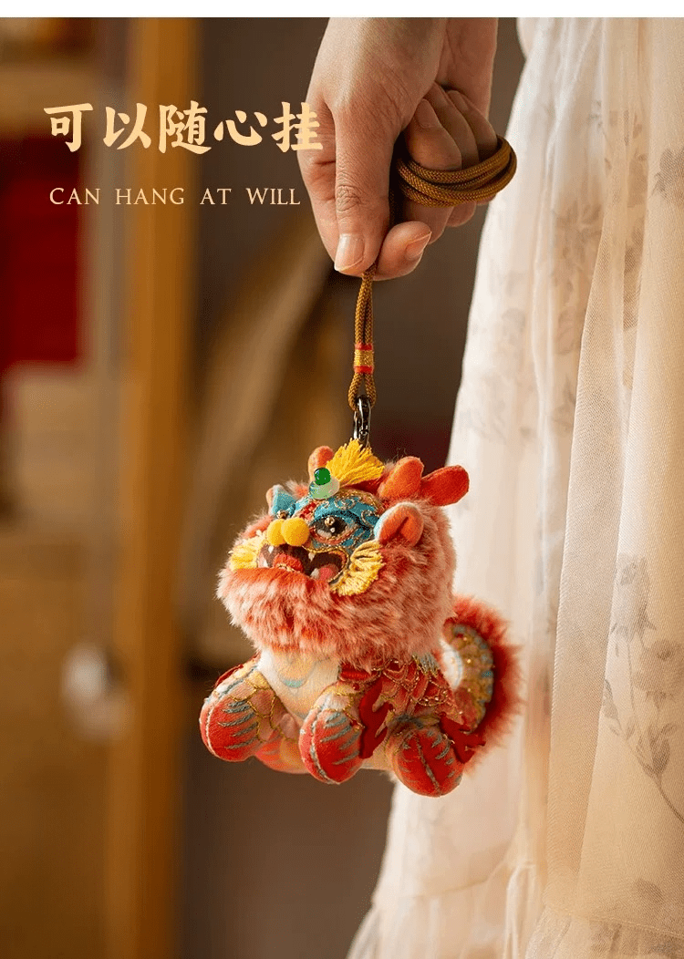 Fire Qilin Auspicious Beast Traditional Chinese Art Collectible Master Artisan - HeyPouch