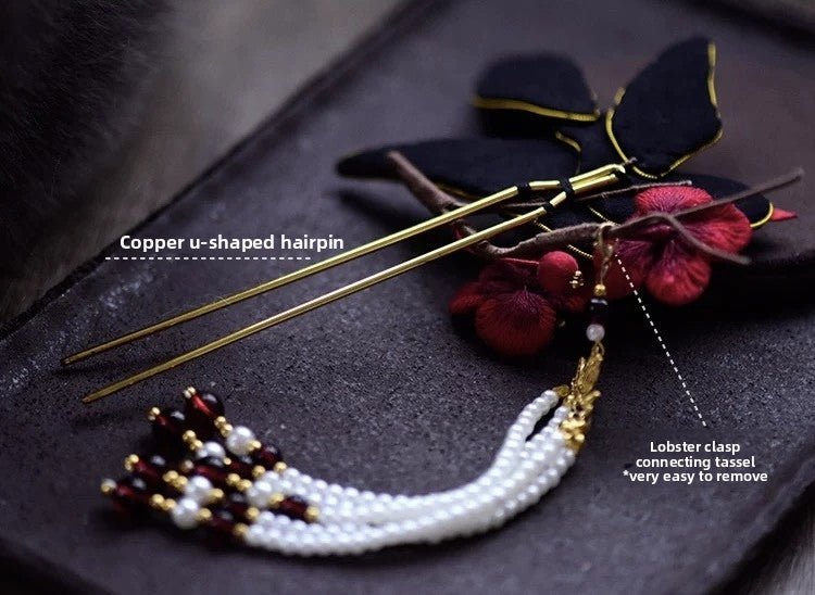 Joyful Magpie DIY Embroidery Kit - 3-in-1 Hairpin/Brooch/Wind Chime