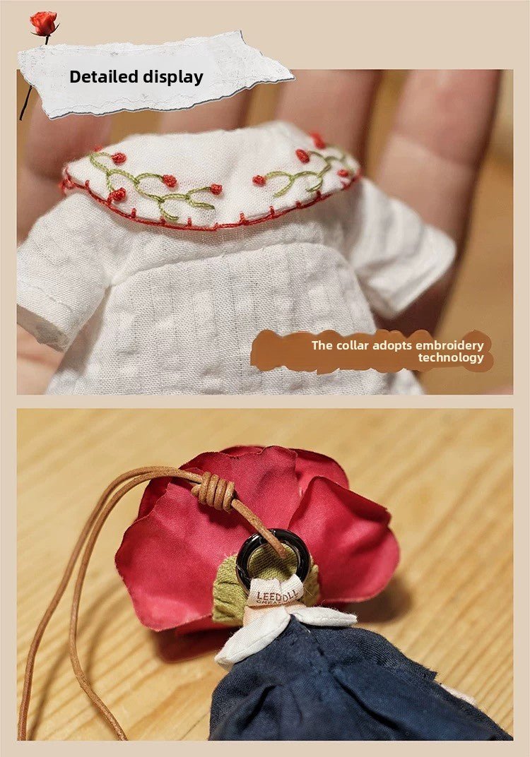 Midnight Rose Promenade DIY Craft Kit - Close-Up of 3D Embroidery Rose