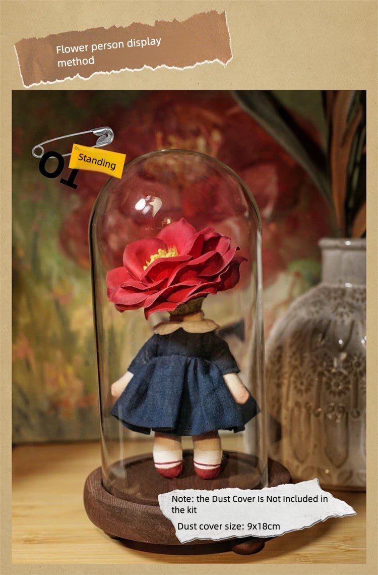 Midnight Rose Promenade DIY Craft Kit - Blue Dark Romantic Doll with Starlight Base