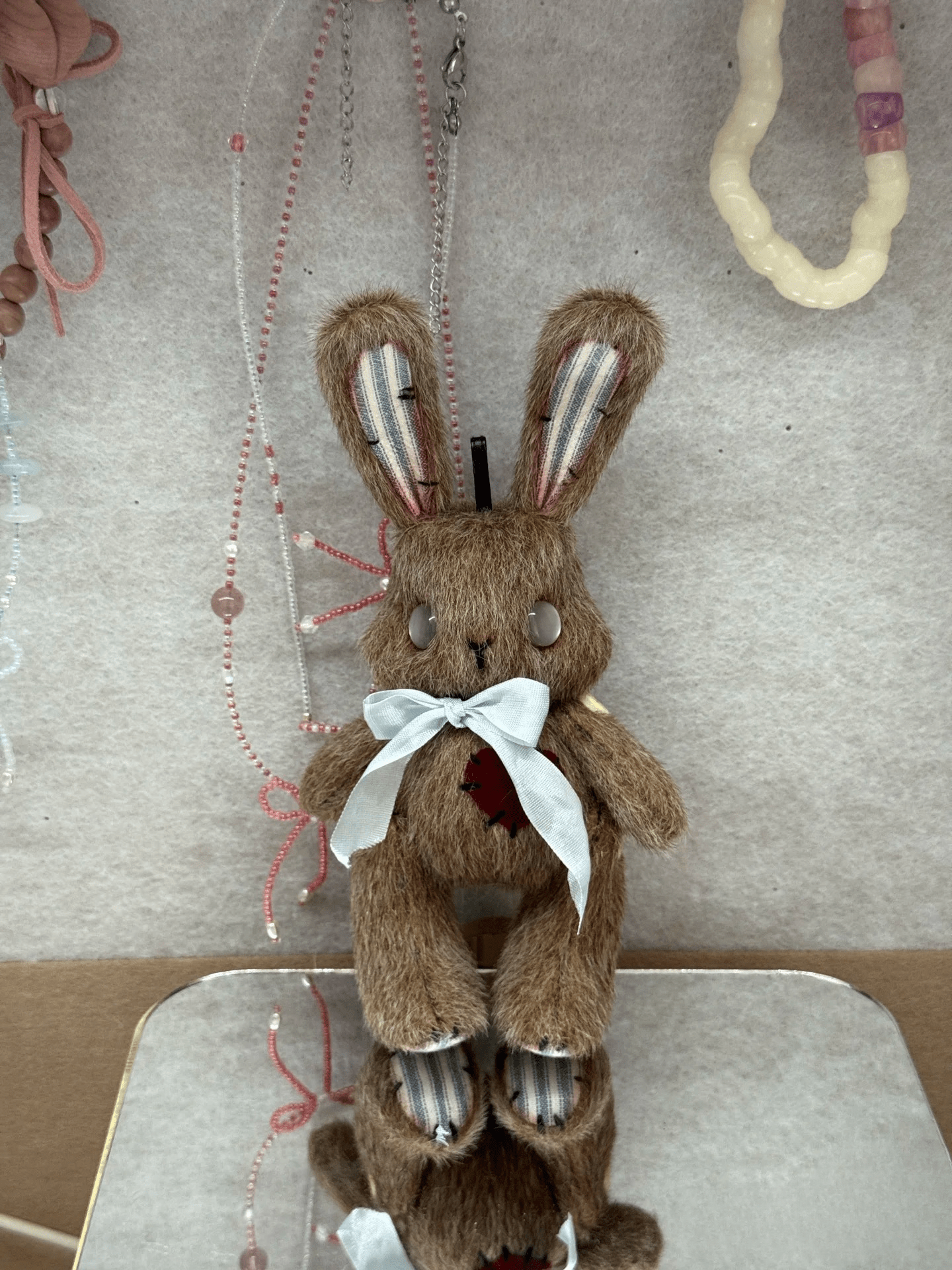 Whimsy Wonder Bunnies DIY Sewing Kit Brown & White - Soft Plush Craft - HeyPouch