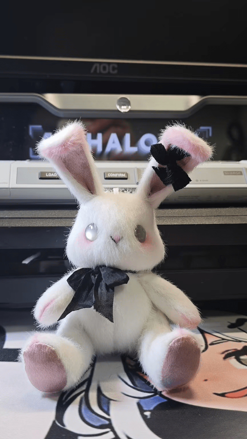 Whimsy Wonder Bunnies DIY Sewing Kit Brown & White - Soft Plush Craft - HeyPouch